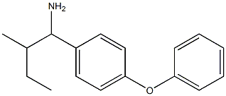 2-methyl-1-(4-phenoxyphenyl)butan-1-amine Struktur