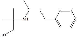 2-methyl-2-[(4-phenylbutan-2-yl)amino]propan-1-ol Struktur