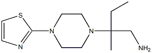 2-methyl-2-[4-(1,3-thiazol-2-yl)piperazin-1-yl]butan-1-amine Struktur