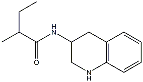 2-methyl-N-(1,2,3,4-tetrahydroquinolin-3-yl)butanamide Struktur