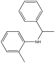 2-methyl-N-(1-phenylethyl)aniline Struktur