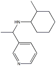 2-methyl-N-[1-(pyridin-3-yl)ethyl]cyclohexan-1-amine Struktur