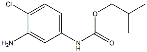 2-methylpropyl N-(3-amino-4-chlorophenyl)carbamate Struktur