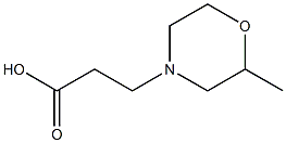 3-(2-methylmorpholin-4-yl)propanoic acid Struktur