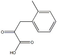 3-(2-methylphenyl)-2-oxopropanoic acid Struktur