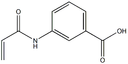 3-(acryloylamino)benzoic acid Struktur