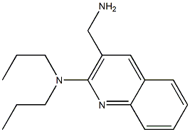 3-(aminomethyl)-N,N-dipropylquinolin-2-amine Struktur