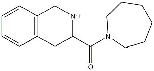 3-(azepan-1-ylcarbonyl)-1,2,3,4-tetrahydroisoquinoline Struktur