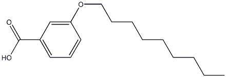 3-(nonyloxy)benzoic acid Struktur