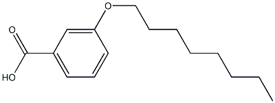 3-(octyloxy)benzoic acid Struktur