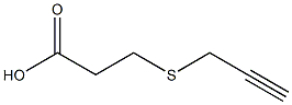 3-(prop-2-ynylthio)propanoic acid Struktur