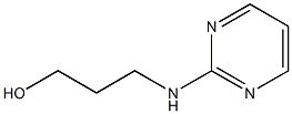 3-(pyrimidin-2-ylamino)propan-1-ol Struktur