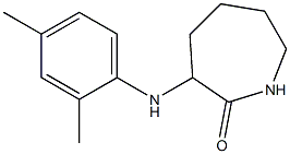 3-[(2,4-dimethylphenyl)amino]azepan-2-one Struktur