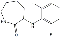 3-[(2,6-difluorophenyl)amino]azepan-2-one Struktur