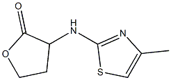 3-[(4-methyl-1,3-thiazol-2-yl)amino]oxolan-2-one Struktur