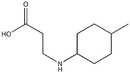 3-[(4-methylcyclohexyl)amino]propanoic acid Struktur