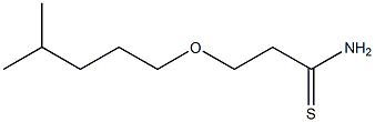 3-[(4-methylpentyl)oxy]propanethioamide Struktur