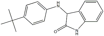 3-[(4-tert-butylphenyl)amino]-2,3-dihydro-1H-indol-2-one Struktur