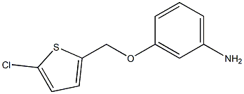 3-[(5-chlorothiophen-2-yl)methoxy]aniline Struktur