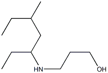 3-[(5-methylheptan-3-yl)amino]propan-1-ol Struktur