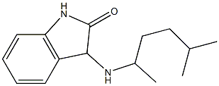 3-[(5-methylhexan-2-yl)amino]-2,3-dihydro-1H-indol-2-one Struktur