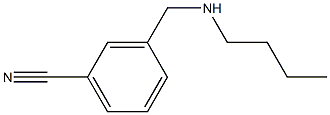 3-[(butylamino)methyl]benzonitrile Struktur