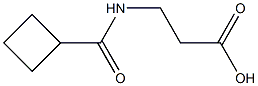 3-[(cyclobutylcarbonyl)amino]propanoic acid Struktur