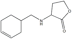 3-[(cyclohex-3-en-1-ylmethyl)amino]oxolan-2-one Struktur