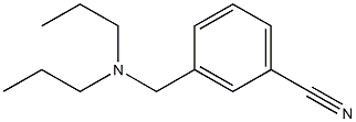 3-[(dipropylamino)methyl]benzonitrile Struktur