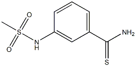 3-[(methylsulfonyl)amino]benzenecarbothioamide Struktur