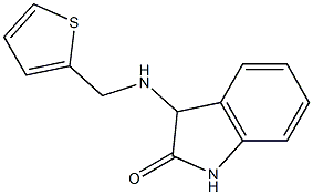 3-[(thiophen-2-ylmethyl)amino]-2,3-dihydro-1H-indol-2-one Struktur