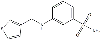 3-[(thiophen-3-ylmethyl)amino]benzene-1-sulfonamide Struktur