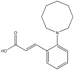 3-[2-(azocan-1-yl)phenyl]prop-2-enoic acid Struktur