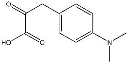 3-[4-(dimethylamino)phenyl]-2-oxopropanoic acid Struktur