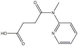 3-[methyl(pyridin-2-yl)carbamoyl]propanoic acid Struktur