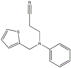 3-[phenyl(thien-2-ylmethyl)amino]propanenitrile Struktur