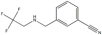 3-{[(2,2,2-trifluoroethyl)amino]methyl}benzonitrile Struktur