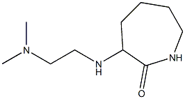 3-{[2-(dimethylamino)ethyl]amino}azepan-2-one Struktur