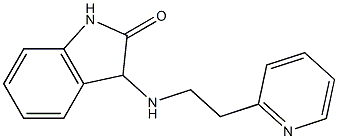 3-{[2-(pyridin-2-yl)ethyl]amino}-2,3-dihydro-1H-indol-2-one Struktur