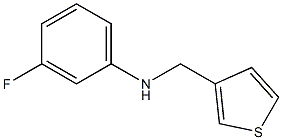 3-fluoro-N-(thiophen-3-ylmethyl)aniline Struktur