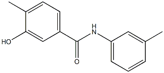 3-hydroxy-4-methyl-N-(3-methylphenyl)benzamide Struktur