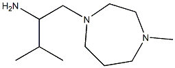 3-methyl-1-(4-methyl-1,4-diazepan-1-yl)butan-2-amine Struktur