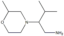 3-methyl-2-(2-methylmorpholin-4-yl)butan-1-amine Struktur