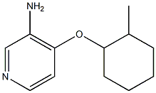 4-[(2-methylcyclohexyl)oxy]pyridin-3-amine Struktur