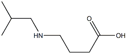 4-[(2-methylpropyl)amino]butanoic acid Struktur