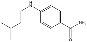 4-[(3-methylbutyl)amino]benzamide Struktur