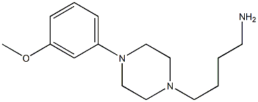 4-[4-(3-methoxyphenyl)piperazin-1-yl]butan-1-amine Struktur