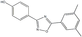 4-[5-(3,5-dimethylphenyl)-1,2,4-oxadiazol-3-yl]phenol Struktur