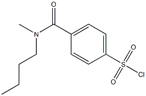 4-[butyl(methyl)carbamoyl]benzene-1-sulfonyl chloride Struktur