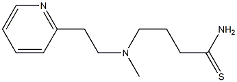 4-{methyl[2-(pyridin-2-yl)ethyl]amino}butanethioamide Struktur